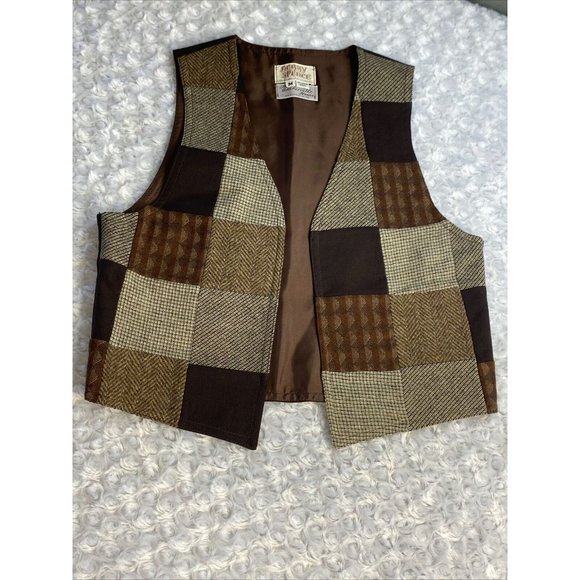 Debby Spence Personal Patchwork Size M Vest Brickerville House Original Vintage - Picture 11 of 12